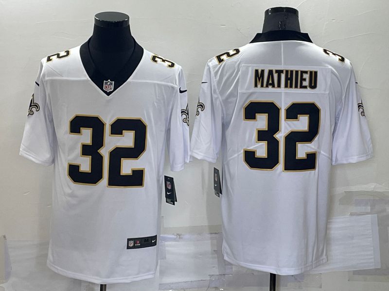 Men New Orleans Saints #32 Mathieu Nike White Vapor Untouchable Limited Player NFL Jerseys->milwaukee brewers->MLB Jersey